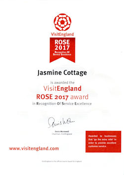Jasmine Cottage ROSE Award 2017 Jasmine Cottage ROSE Award 2017